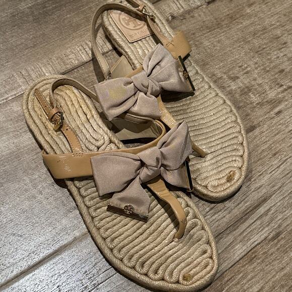 TORY BURCH Flat Thong Sandals 8 - Picture 2 of 7